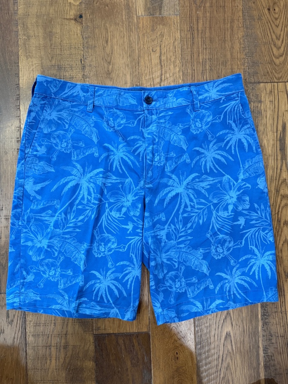 Izod Men's Stretch Shorts in Bright Blue